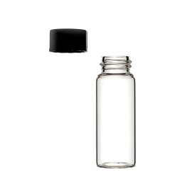 Flacons à vis 6 ml, avec un filetage GL, dimensions ø 18.00 x 50 x 1.0 mm., Verre étiré, type 1
