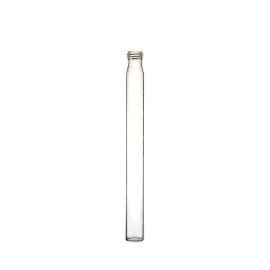 Flacons à vis 5 ml, fond plat, dimensions ø 16.10 x 50 x 0.95 mm, verre tubulaire, type 1.