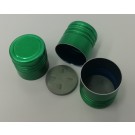 16 mm aluminium screw cap green, suitable for vials and tubes with a capalu-16 screw thread
